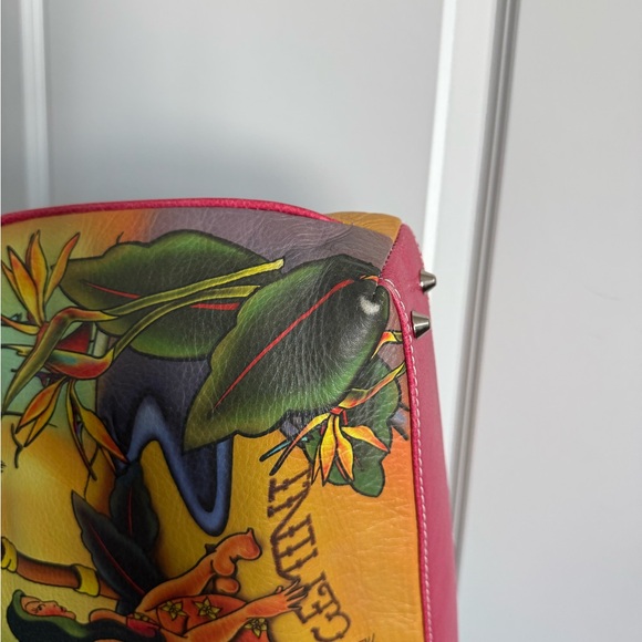 RARE Vintage Isabella Fiore Tattoo Zodiac Purse - Picture 11 of 11